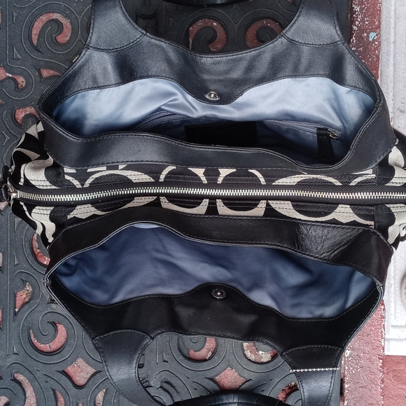 COACH SIGNATURE C PRINT BAG/PURSE/TOTE/ SHOULDER BAG - Picture 9 of 15